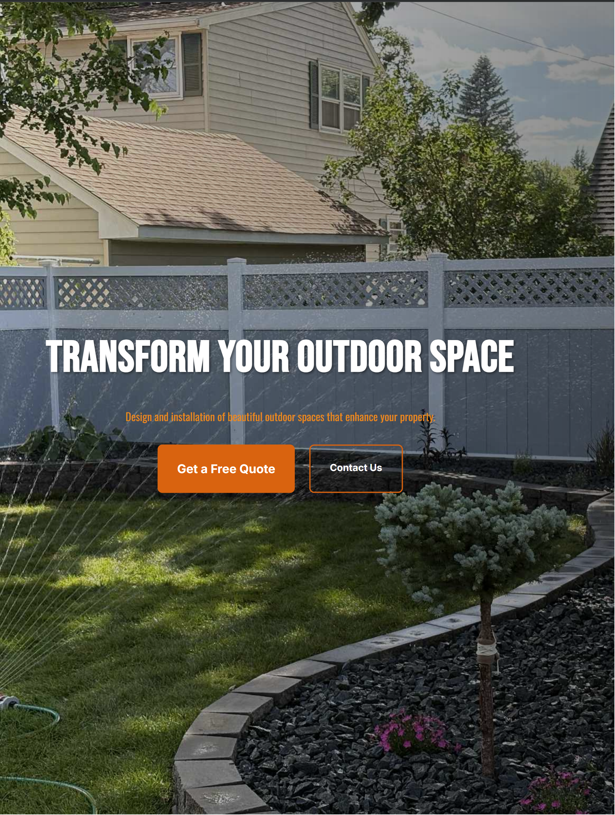 Z&M Services website homepage